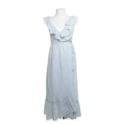 Wrap dress (Blue, White) from L.O.G.G by H&M Cotton