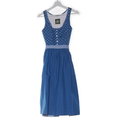 Dirndl (Blauw, Wit) van Hammerschmid Katoen