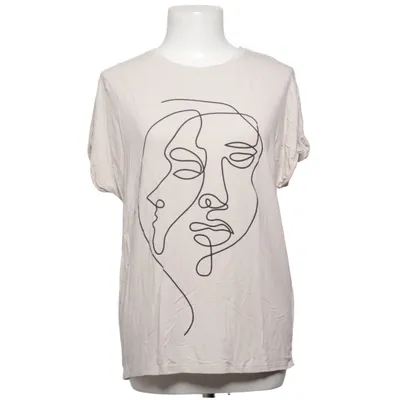 T-shirt (Beige) from ADPT Elastane, Viscose