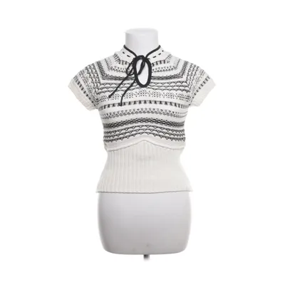 Top (White, Black) from Zara Polyester, Cotton