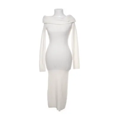 Maxikjole (Hvid) fra H&M Akryl, Elastan, Polyester, Uld