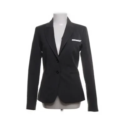Blazer (Grijs) van Oui Polyester, Viscose, Lyocell