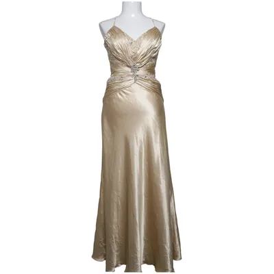 Aftenkjole (Beige) fra Yves Calin Polyester