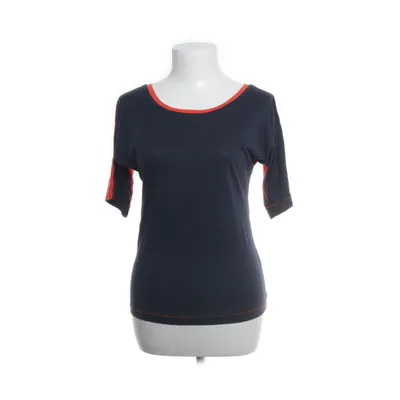 Top (Blue, Red) from Funktion Schnitt Cotton, Tencel, Viscose