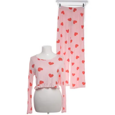 Pyjamas (Rosa, Röd) från Boohoo Elastan, Viskos