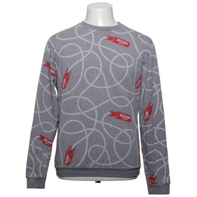 Sweatshirt (Grå, Rød, Hvid) fra Moschino Underwear Bomuld, Elastan