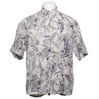 Chemise à manches courtes (Blanc, Bleu) de Country Road Coton
