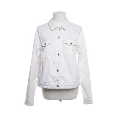 Jeansjacka (Vit) från Mango Denim Bomull, Elastan