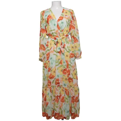 Maxikjole (Gul, Orange, Grøn, Flerfarvet) fra New Collection Elastan, Polyester, Viscose