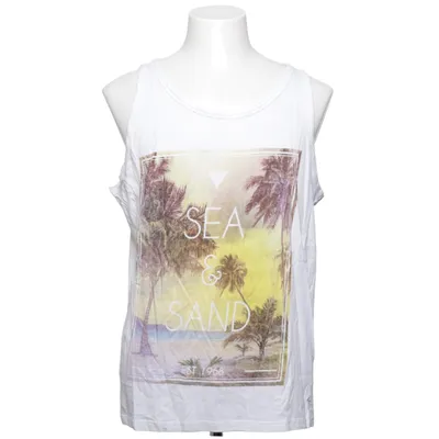Tank Top (White, Multicolored) from Jean Pascale