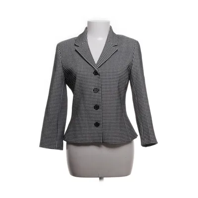 Blazer (Black, White) from Zara Polyester