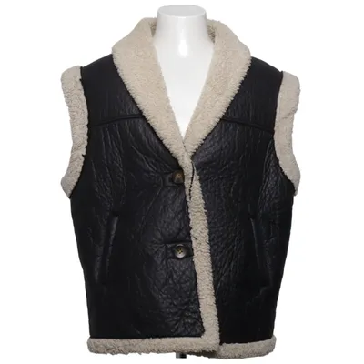 Ydervest (Sort, Beige) fra Camilla Polyester, Polyurethan