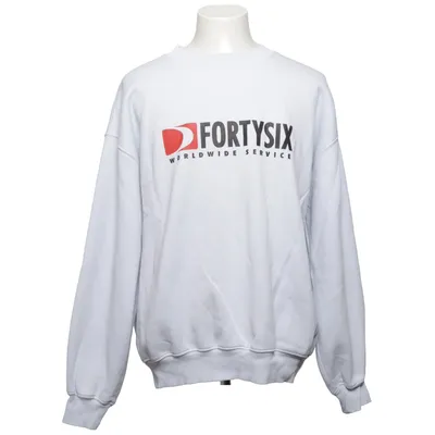 Sweatshirt (Blanc) de District Fortysix Coton, Polyester
