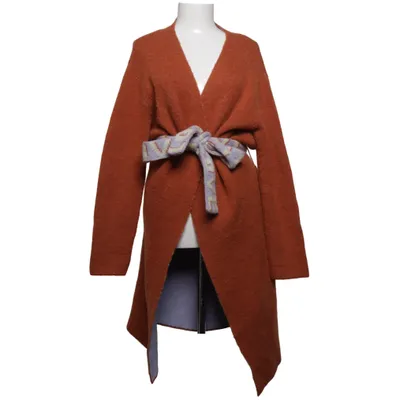 Cardigan (Orange, Lilla) fra Delicatelove Alpacauld, Elastan, Polyamid