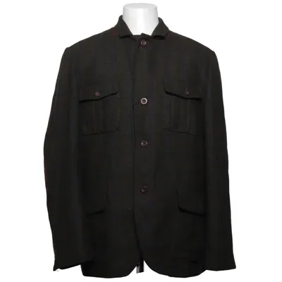 Kavaj (Grön, Orange) från Tommy Hilfiger Skinnimitation, Polyester, Viskos, Ull