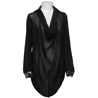 Bluse (Schwarz, Gold) von Amazon Baumwolle
