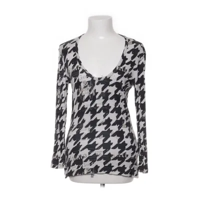 Långärmad t-shirt (Svart, Vit, Flerfärgad) från Galliano Elastan, Viskos