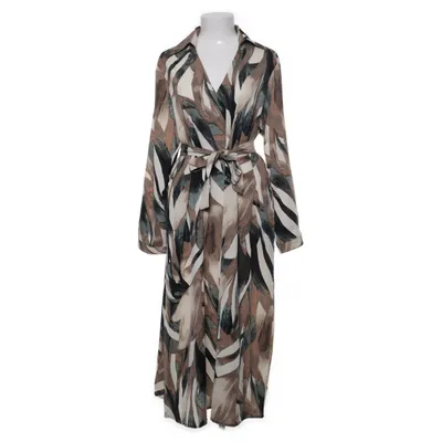 Maxi jurk (Bruin, Wit, Groen) van Voyelles Polyester
