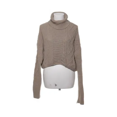 Polotröja (Extreme Crop Cable Tutleneck Jumper) från Nu-In Återvunnen bomull, Återvunnen polyester