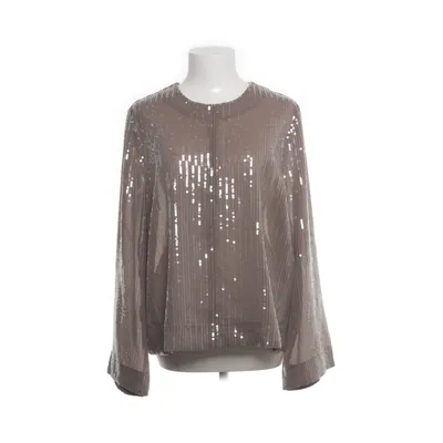 Blus (Brun, Silverfärgad) från Soaked Polyester