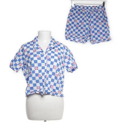 Set (Blauw, Wit) van Noisy May Katoen