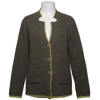 Cardigan (Brown, Yellow) from Yida Acrylic, Alpaca wool, Viscose