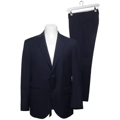 Suit (Blue) from Riley Polyester, Wool