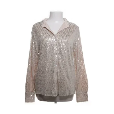 Blouse (Beige, Zilver) van Guts & Gusto Polyester