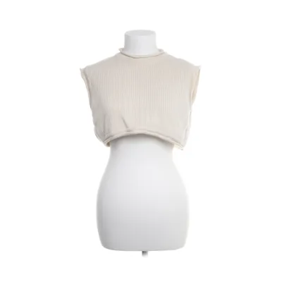 Crop top (Beige) fra Zara Bomuld, Polyester, Viscose