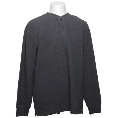 Henley shirt (Gray) from Roots Elastane, Organic cotton, Recycled polyester