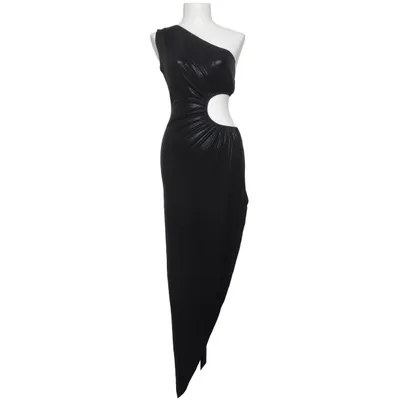 Maxi jurk (Zwart) van Norma Kamali Elastaan, Polyester