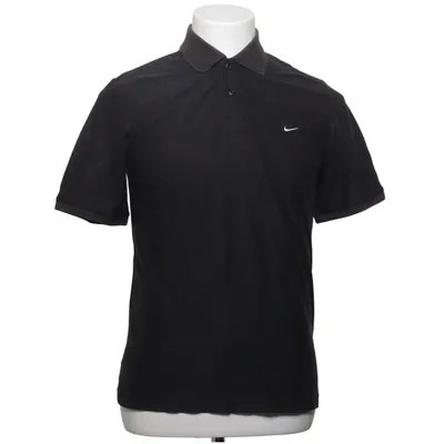 Poloshirt (Zwart) van Nike Golf Katoen, Elastaan, Polyester