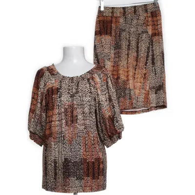 Set (Bruin, Meerkleurig) van Tramontana Viscose, Elastaan
