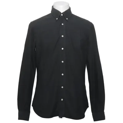 Overhemd (Zwart) van Shirtonomy Katoen