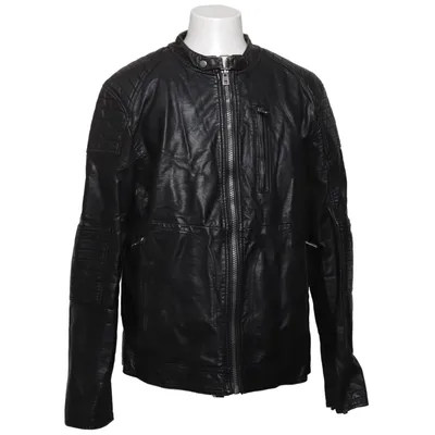 Jacket (Black) from Angelo Litrico Polyester, Viscose
