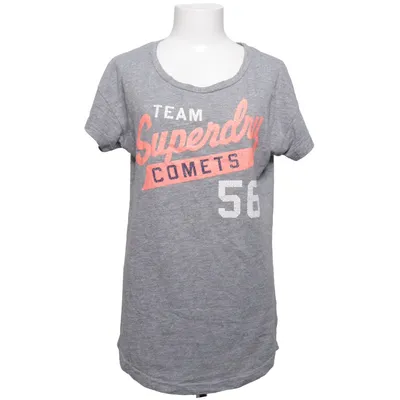 T-shirt (Gray, Multicolored) from Superdry Vintage Cotton, Polyester