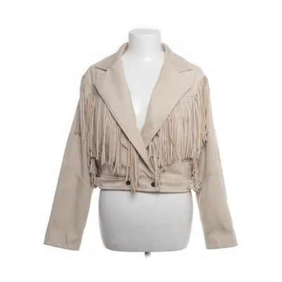 Jacket (Beige) from Bershka Elastane, Polyester