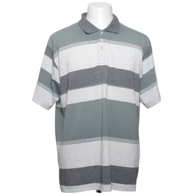 Polo shirt (Gray, White) from Diplom Cotton, Polyester
