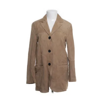 Läderkavaj (Beige) från Massimo Dutti Skinn