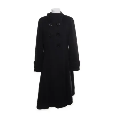 Coat (Black) from Erich Fend Wool, Polyamide, Cashmere