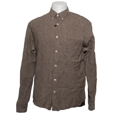 Buttondownskjorte (Brun) fra These Glory Days Linned