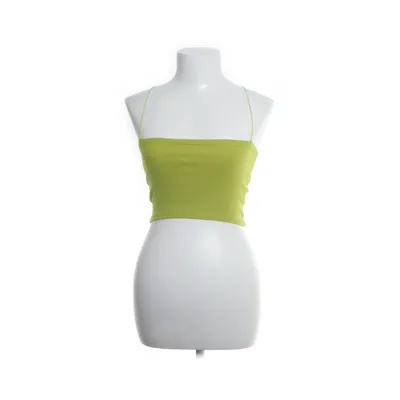 Crop top (Grön) från Pull & Bear Bomull, Elastan
