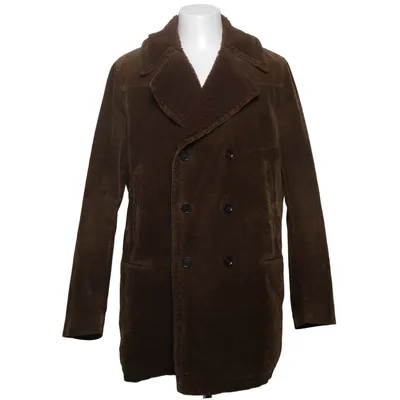 Veste en peau de mouton retournée (Marron) de Oscar Jacobson Coton, Élasthane