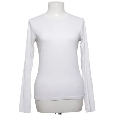 Lange mouwen shirt (Wit) van Uniqlo Katoen, Elastaan, Viscose