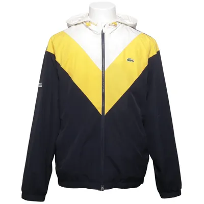 Trainingsjack (Zwart, Geel, Wit) van Lacoste Polyester