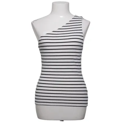 Haut (Blanc, Noir) de H&M Coton, Élasthane, Polyester