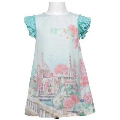 Robe (Turquoise, Rose, Blanc) de Mayoral