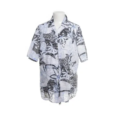 Short sleeve shirt (White, Multicolored) from Finnkarelia Cotton, Polyester
