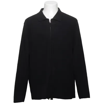 Cardigan (Noir) de H&M Coton, Polyester