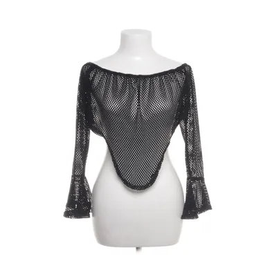 Crop top (Zwart) van PrettyLittleThing Elastaan, Polyester